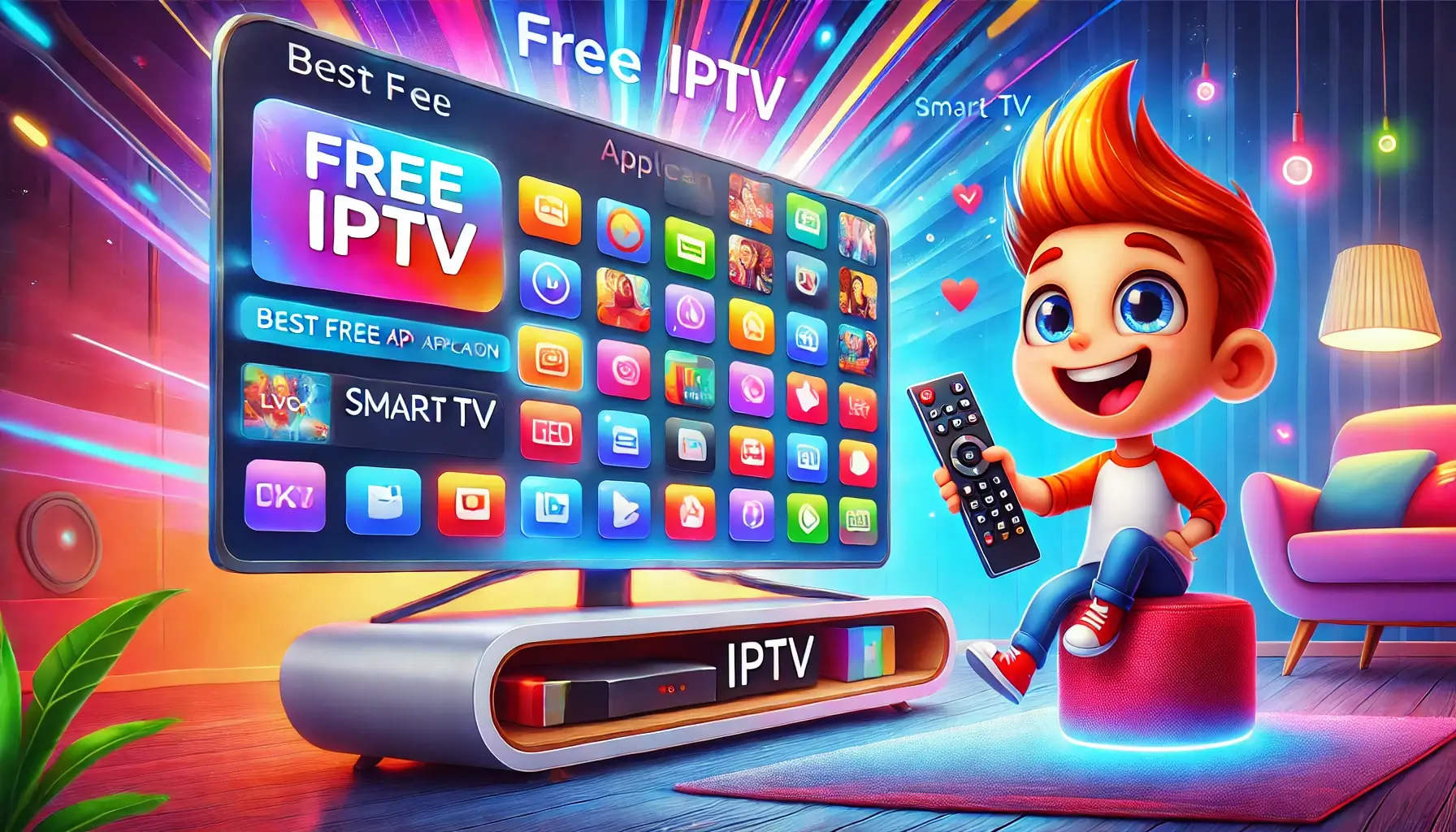 application gratuite iptv, application iptv, smart tv